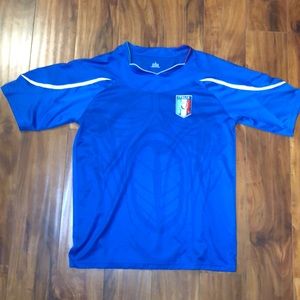 Men’s Blue Soccer jersey Italia size L